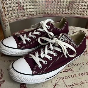 Maroon Converse